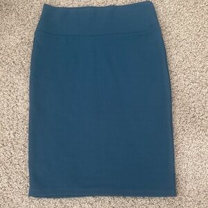 LuLaRoe Elegant Blue Pencil Skirt